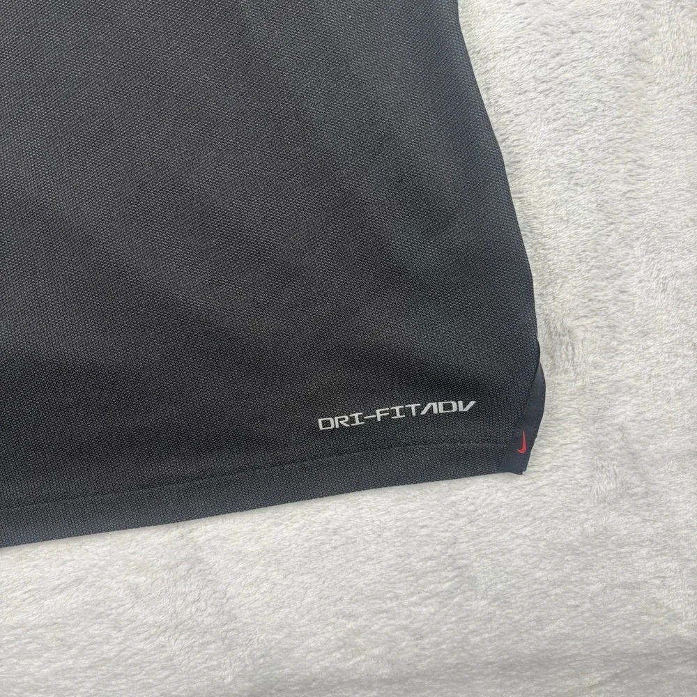 Nike Tiger Woods Collection Black Short Sleeve Collared Polo Golf Shirt Men's S